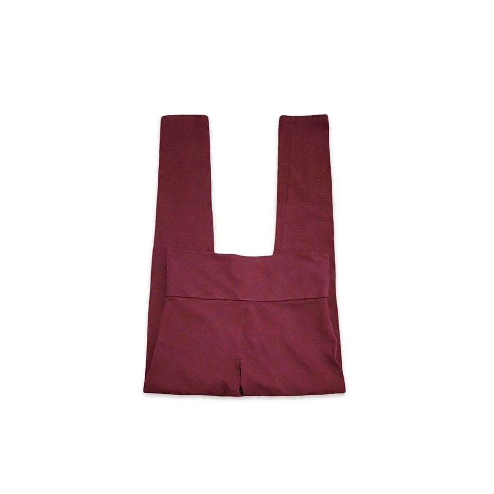 Forever 21 Burgundy High Waist Leggings Size S